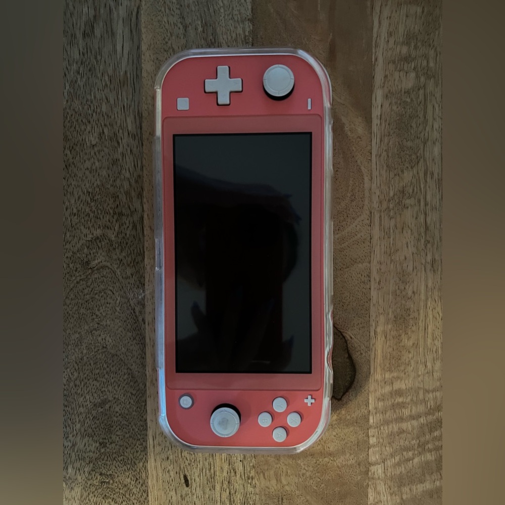 Nintendo Handheld Console - Coral and White